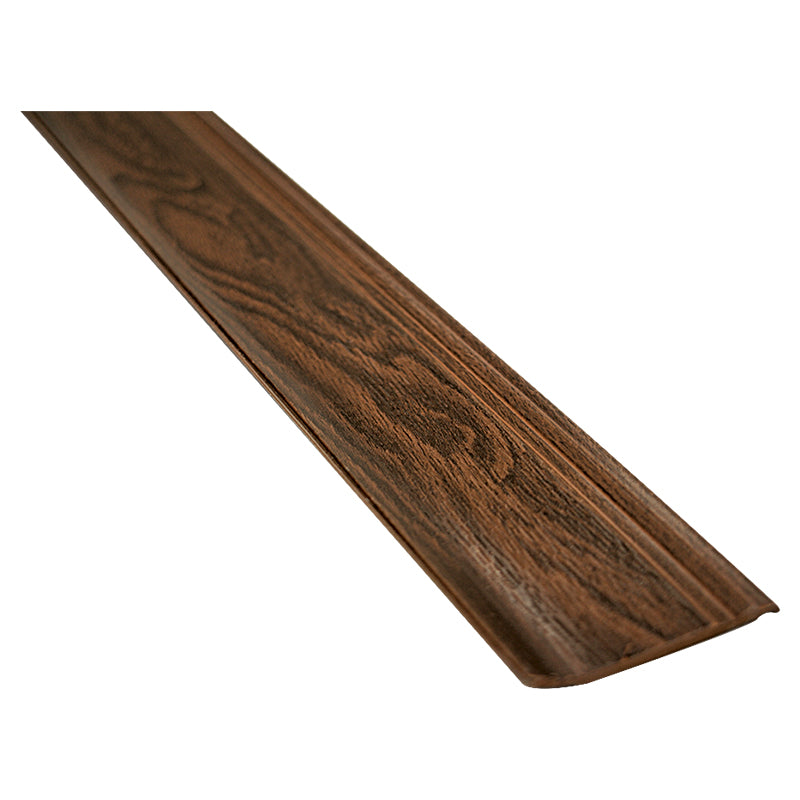 Rodapié pvc café 6,5 x 240 cm
