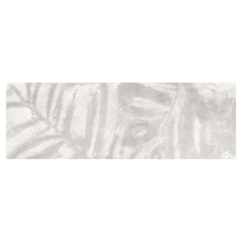 Tile 30 x 90 cm Beton Leaves white 1.35 m²
