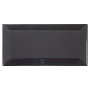 Black Subway Tile 7.5 x 15 cm 1 m²