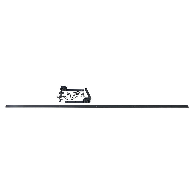 Kit de riel para puerta corrediza metal Contemporary 29 x 200 cm negro