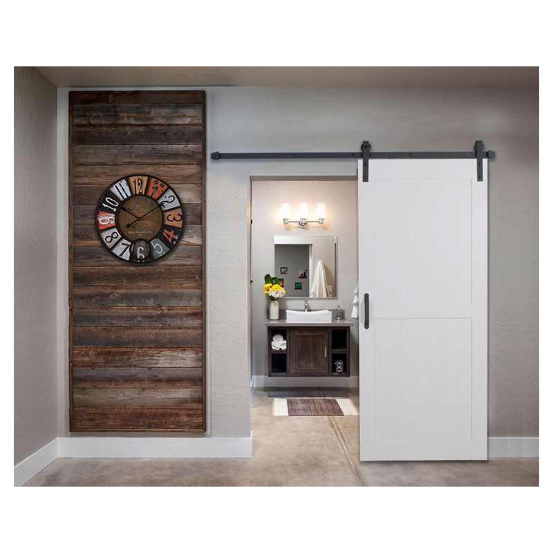 Kit de riel para puerta corrediza metal Contemporary 29 x 200 cm negro