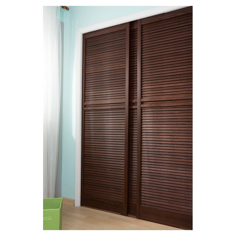 200 x 50 cm 30 mm Contemporary Sliding PVC Closet Door Coffee