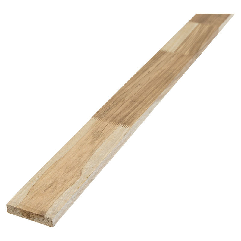 Brushed Laurel wood strip 20 x 93 x 3360 mm (1" x 4" x 4 yards)
