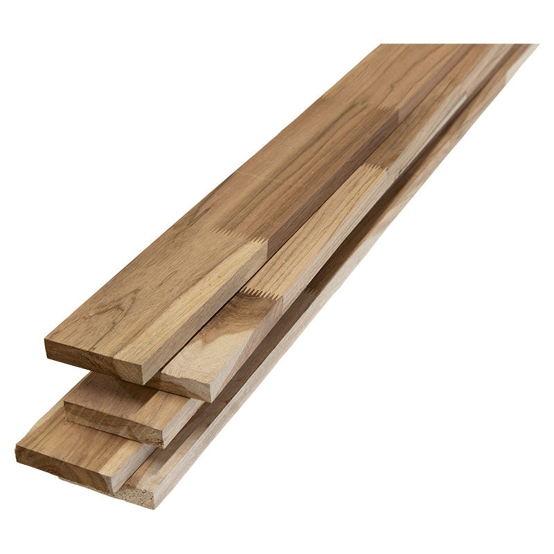 Brushed Laurel wood strip 20 x 93 x 3360 mm (1" x 4" x 4 yards)