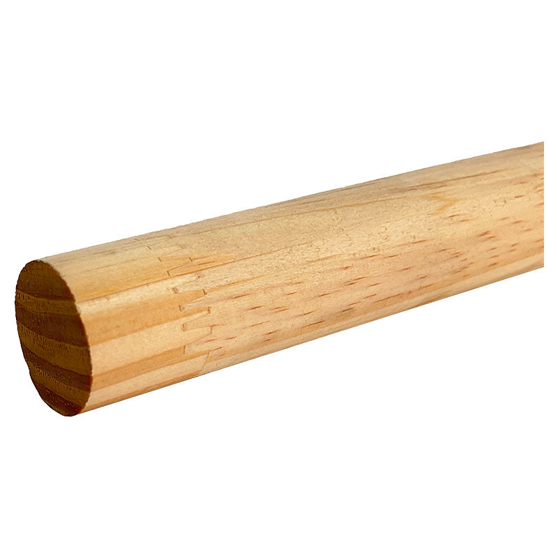 Bolillo liso pino 33 mm x 3,05 m