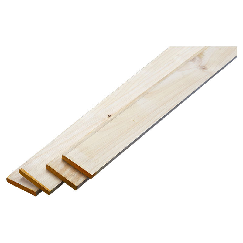 Regla pino cepillado 25 x 125 mm (1" x 5") 3,2 m