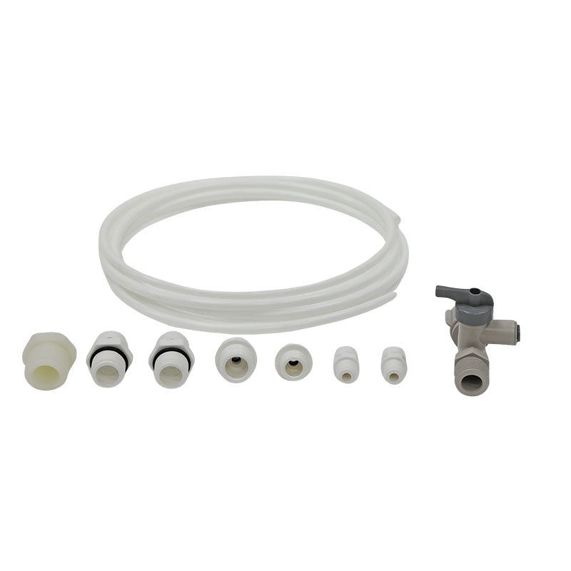 Kit de instalación universal para filtros de agua con conexiones clear water