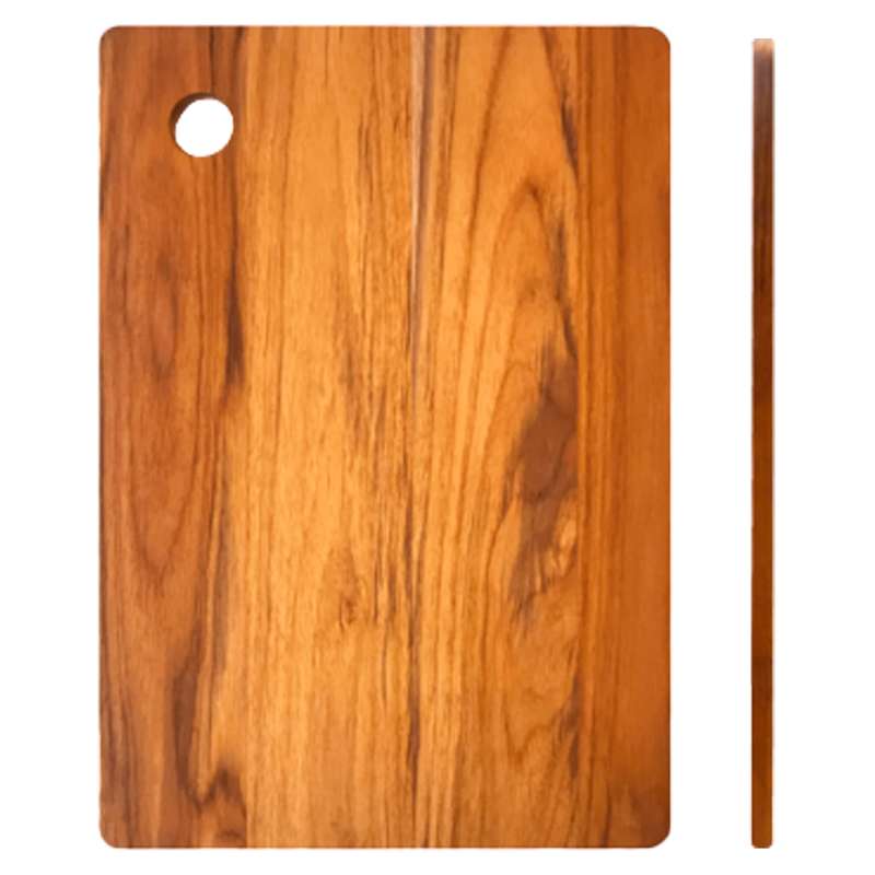 Tabla cocina teca natural 40 x 28 cm 12 mm Woodpecker