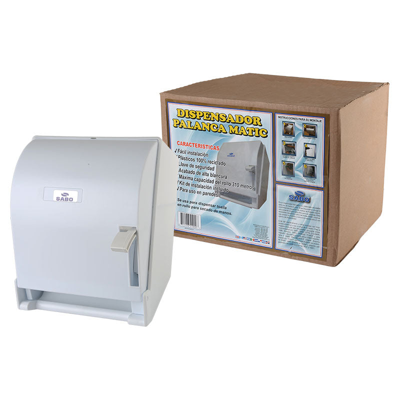 Roll paper towel dispenser