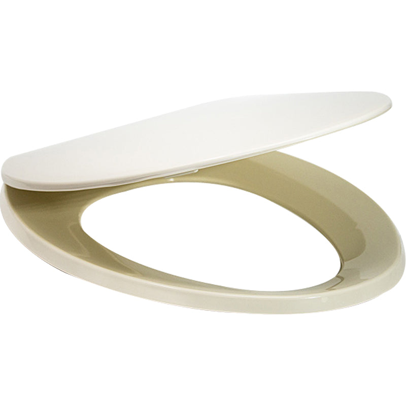Elongated bone plastic toilet seat