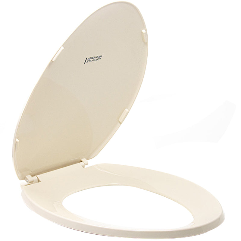 Elongated bone plastic toilet seat