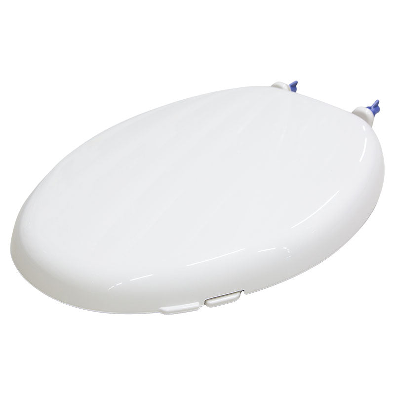 Versatile slow-close toilet seat with flap