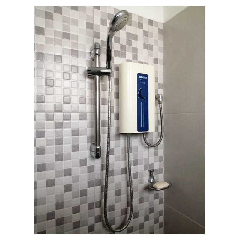 Telephone-type shower with IS5-1 E 120 V Stiebel Eltron unit