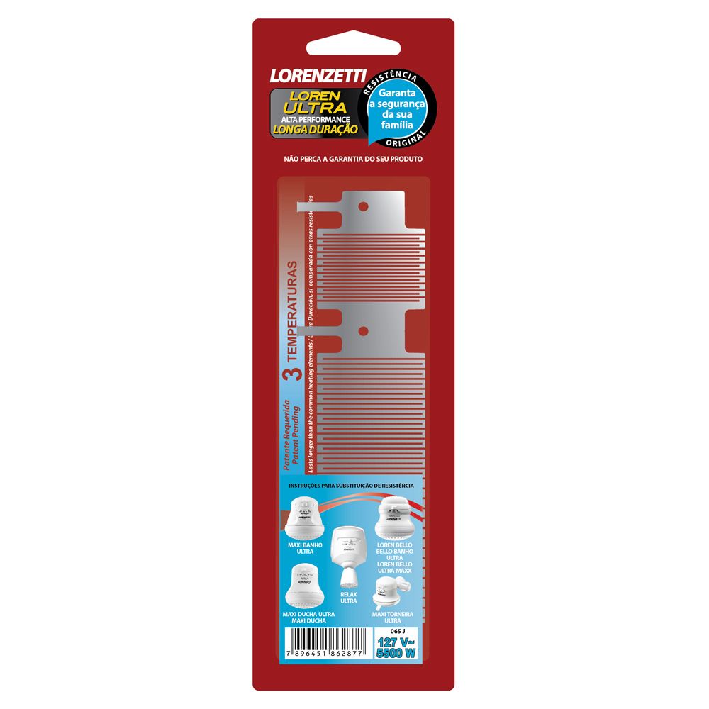 Lorenzetti Resistencia Ultra 127 V 3 temperaturas