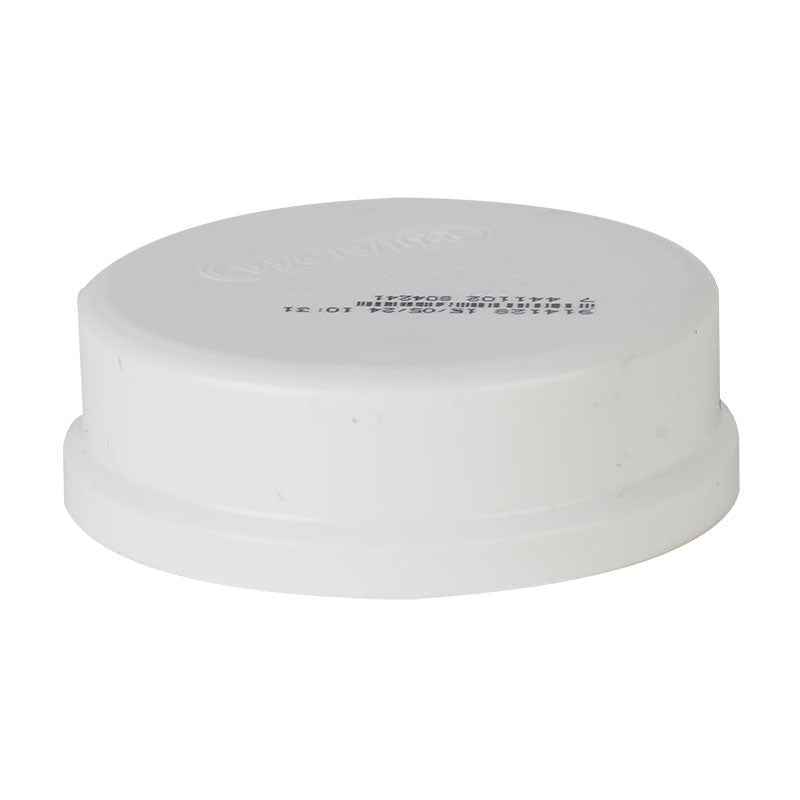 Tapa sanitaria PVC pared gruesa 2"