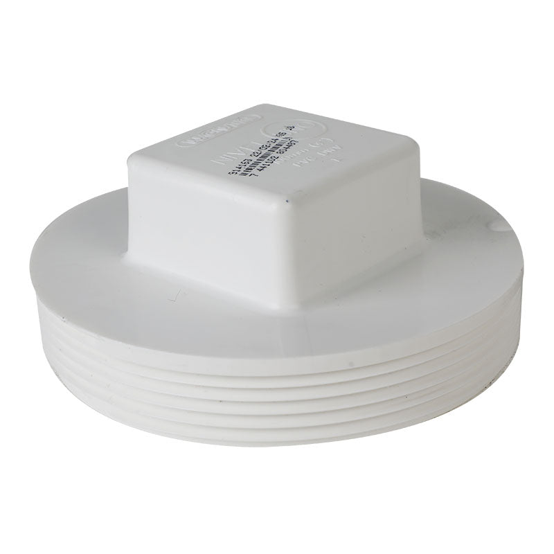 Tapón adaptador de limpieza pared gruesa 4"