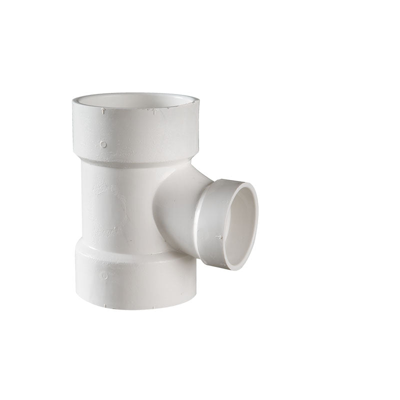 Heavy-duty sanitary reducing tee 4" to 2"