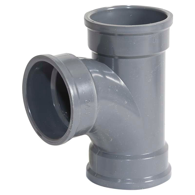 1 1/2" thin wall sanitary tee