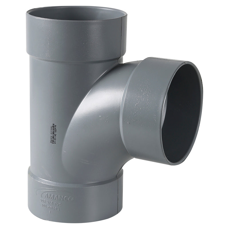 4" thin wall sanitary tee