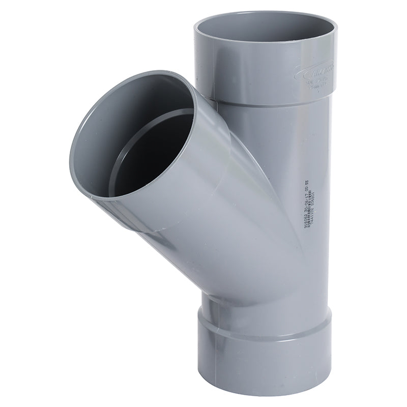 3" thin-wall sanitary wye