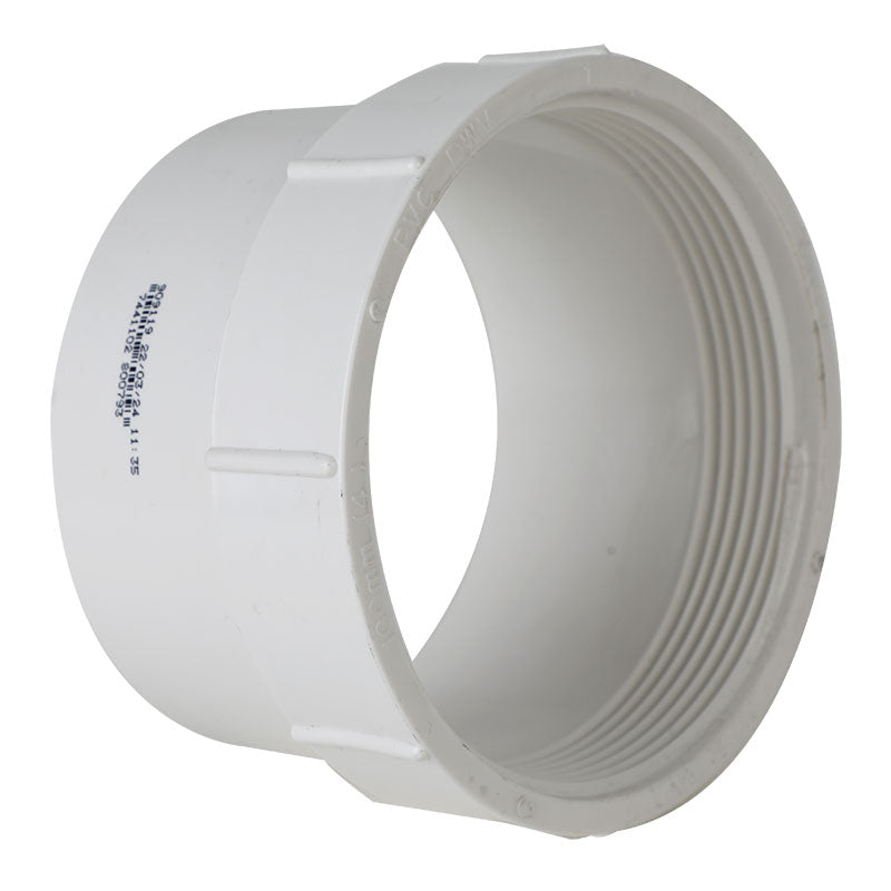 Adaptador de limpieza PVC 4"