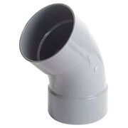 Codo 45° sanitario PVC 6"