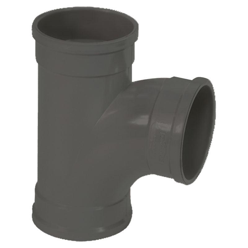 6" PVC sanitary tee