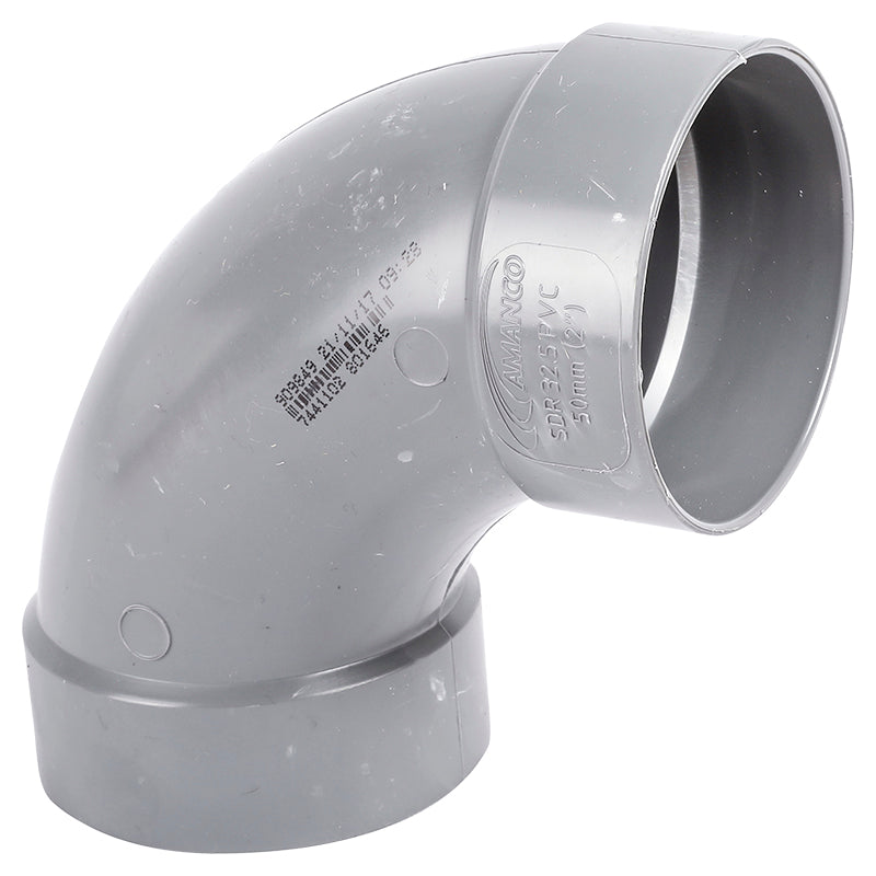90° sanitary elbow 2" thin wall