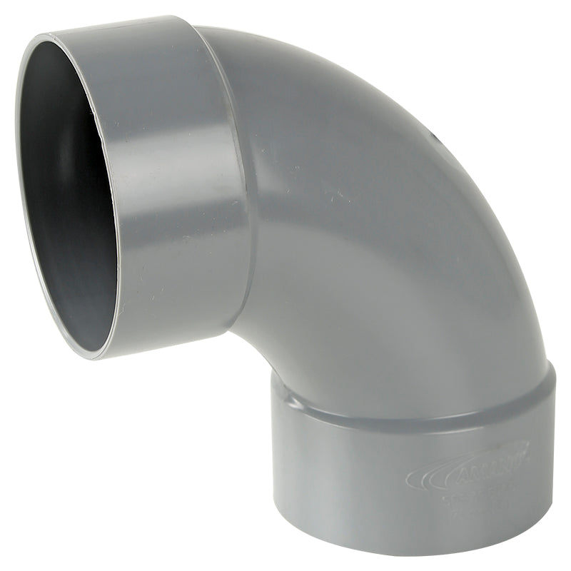 90° sanitary elbow 3" thin wall