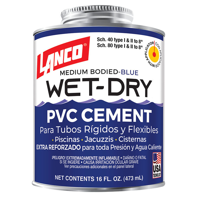 Wet Dry PVC Glue 473 ml