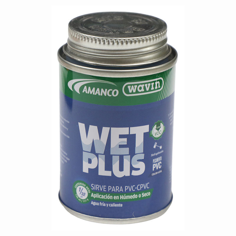 PVC glue 120 ml blue