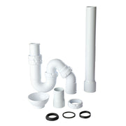 Sifón flexible PVC pared y piso