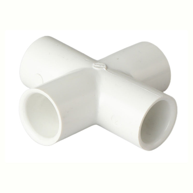 Cruz lisa PVC 1/2" para agua fría