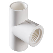 PVC SCH40 Threaded Tee 1/2"