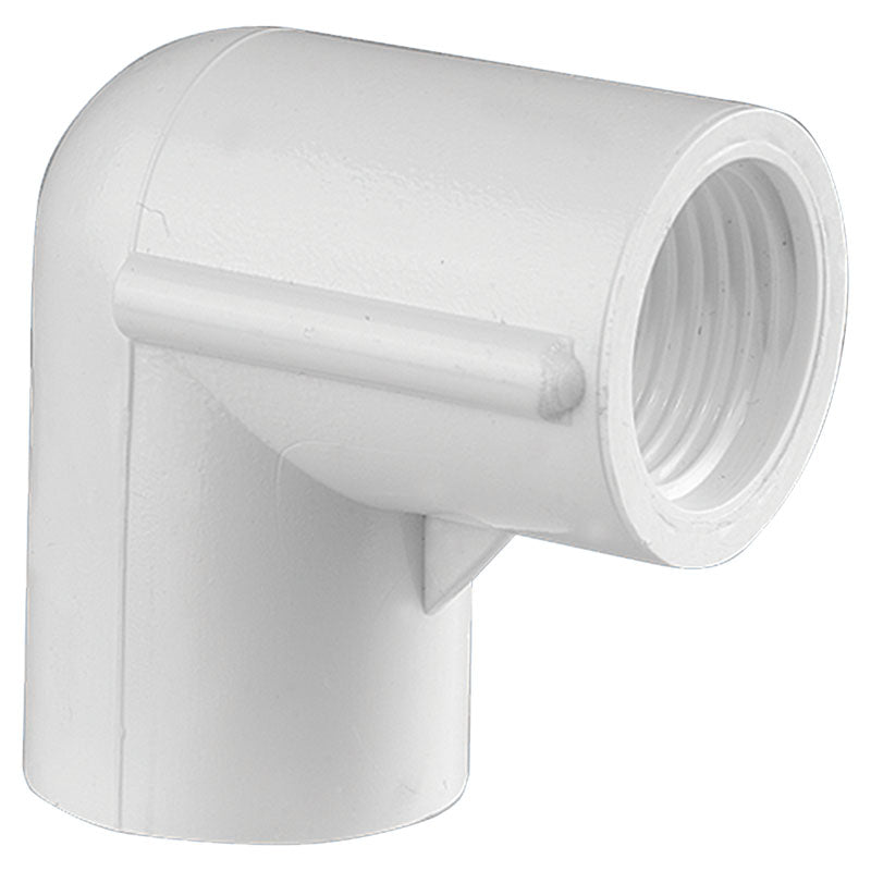 90° Threaded PVC Elbow SCH40 1"
