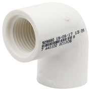 90° Threaded PVC Elbow SCH40 1/2"