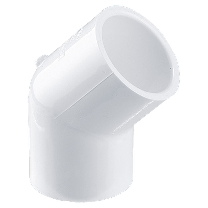 Codo 45° liso PVC SCH40 3/4"
