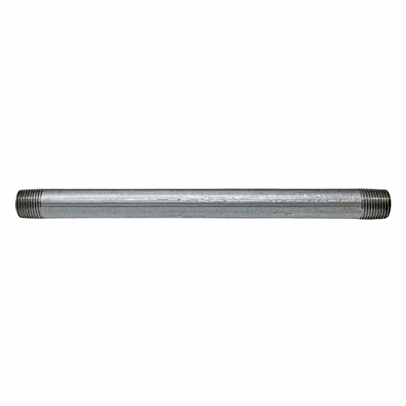 Niple hierro galvanizado 1/2" x 10"