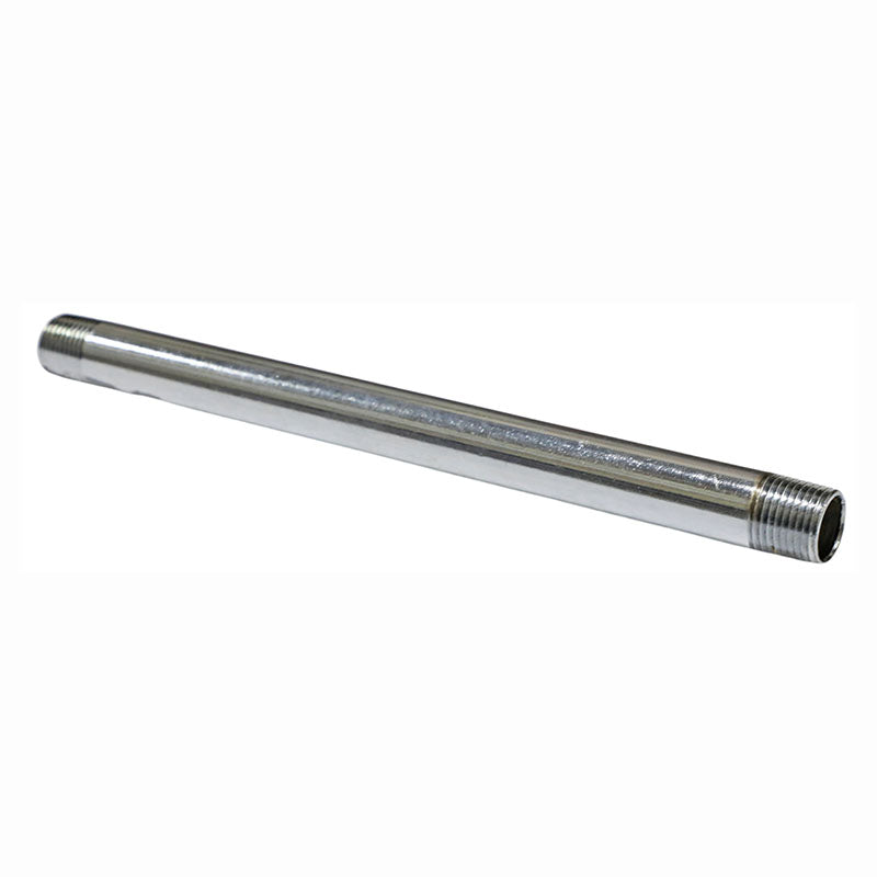 Chrome-plated iron nipple 1/2" x 10"