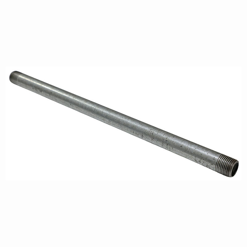 Galvanized iron nipple 1/2" x 14"