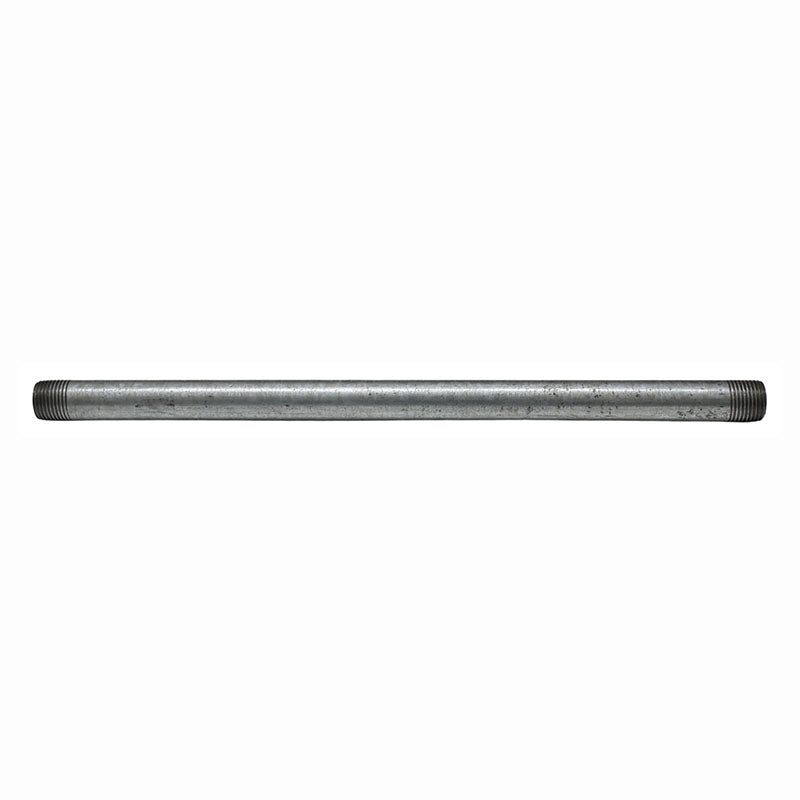 Galvanized iron nipple 1/2" x 14"