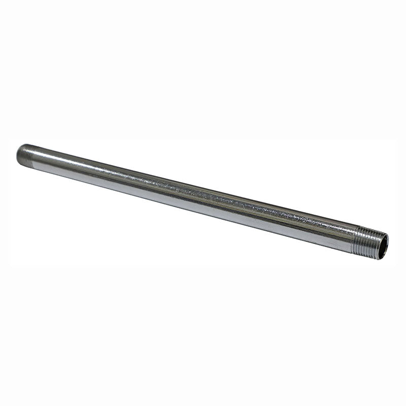 Chrome-plated iron nipple 1/2" x 14"