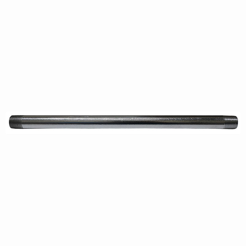 Chrome-plated iron nipple 1/2" x 14"