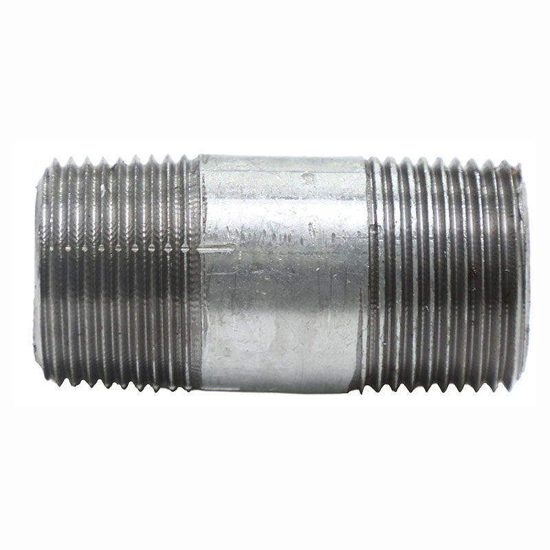 Galvanized iron nipple 3/4" x 2"