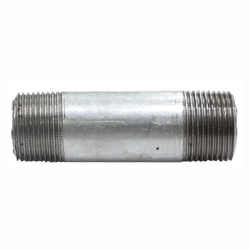 Galvanized iron nipple 3/4" x 3"