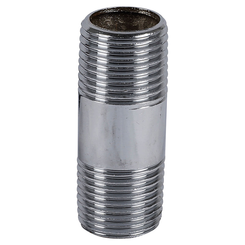 Niple hierro cromado 1/2" x 2" C20