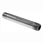 Chrome-plated iron nipple 1/2" x 6"