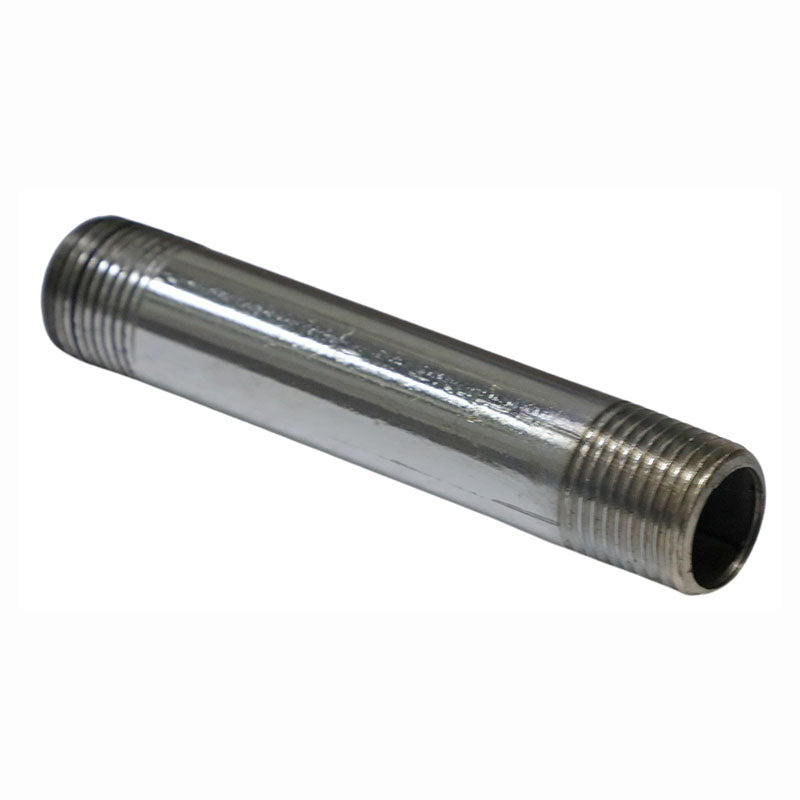 Chrome-plated iron nipple 1/2" x 4"