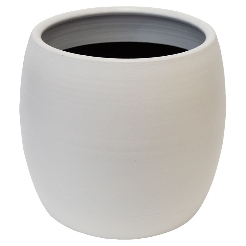 Greek Smooth Pot # 4 white 28 x 28 cm