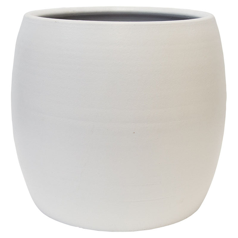 Greek Smooth Pot # 4 white 28 x 28 cm